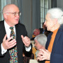 Vortragsabend in memoriam Prof. Dr. Peter H. Feist, Dr. Michael Feist und Gast, Foto: Aila Schultz