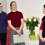 Feierliche Übergabe der Festschrift zum 60. Geburtstag von Prof. Dr. Michaela Marek, Kai Wenzel, Eva Pluhařová-Grigienė, Foto: Barbara Herrenkind