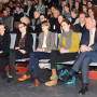 Antrittsvorlesung von Prof. Dr. Claudia Blümle, Ann-Cathrin Drews, Prof. Dr. Claudia Blümle, Prof. Dr. Eva Ehninger, Hanna Dölle, Prof. Dr. Kai Kappel, Foto: Aila Schultz