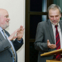Torgespräch 2015, Prof. Leonard Barkan, Prof. Horst Bredekamp, Foto: Barbara Herrenkind