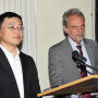 Arnheim Lecture: Prof. Dr. Wei Hu, Prof. Dr. Horst Bredekamp, Foto: Aila Schultz
