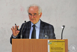 Vortrag Über ikonische Zeit, Prof. Dr. Gottfried Boehm, Foto: Aila Schultz