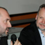Humboldt Meetings III, Artur Żmijewski und Prof. Piotr Piotrowski, Foto: Andreas Baudisch
