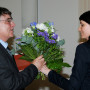 Festveranstaltung, 65. Geburtstag Prof. Dr. Ulrich Reinisch, Prof. Ulrich Reinisch und Marion Hilliges, Foto: Andreas Baudisch