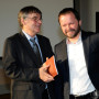 Festveranstaltung, 65. Geburtstag Prof. Dr. Ulrich Reinisch, Prof. Ulrich Reinisch und Dr. Christoph Bayer, Foto: Andreas Baudisch