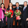 Verleihung - Berliner Wissenschaftspreis, v.li. Prof. Anja Feldmann Ph.D., Sandra Scheeres, Dr. Nicole Megow, Prof. Dr. Horst Bredekamp, Regierender Bürgermeister von Berlin Klaus Wowereit, Prof. Dr. Dr. h.c. Erika Fischer-Lichte, Foto: Barbara Herrenkind