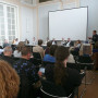 Die ReferentInnen der Tagung bei der Abschlussdiskussion (v.l.n.r): Martin Stricker, Dorothee Haffner, Klaus E. Werner, Andreas Thielemann, Jörg Busse, Werner Köhler, Axel Ermert, Frank von Hagel, Anne Scheinhardt, Foto: Jennifer Ort