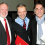 Verleihung - Berliner Wissenschaftspreis, Uwe Trautsch, Prof. Dr. Horst Bredekamp, Jörg Friedrich, Foto: Barbara Herrenkind