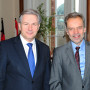 Verleihung - Berliner Wissenschaftspreis, Regierender Bürgermeister von Berlin Klaus Wowereit und Prof. Dr. Horst Bredekamp, Foto: Barbara Herrenkind