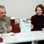 Pressekonferenz Galileo's O III, Prof. Horst Bredekamp und Prof. Irene Brückle, Foto: Barbara Herrenkind