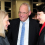 Antrittsvorlesung von Prof. Dr. Kai Kappel am 4. Dezember 2012, Prof. Dr. Iris Därmann, Prof. Dr. Kai Kappel, Susanne Funk, Foto: Barbara Herrenkind