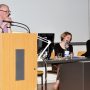 Terra Foundation Conference, Andrew Hemingwa, Larne Abse Gogarty und Kerstin Stakemeier, Foto: Aila Schultz