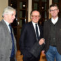 Arnheim Lecture 2020, (v.l.n.r.) Claus-Peter Haase, Peter-Klaus Schuster und Matthias Henkel, Foto Barbara Herrenkind