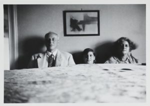 Portrait of the Simon family (l-r), Wilhelm, Bernard and Gerty, undated, c. 1930 © The Bernard Simon Estate, Wiener Library Collections
