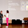 AbsolventInnenfeier und Verleihung des Rudolf Arnheim-Preises, Prof. Claudia Blümle, Paula Muhr, Foto: Barbara Herrenkind