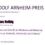 AbsolventInnenfeier und Verleihung des Rudolf Arnheim-Preises, Foto: Barbara Herrenkind