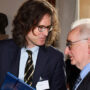 Symposion zu Ehren von Gottfried Boehm, Gunnar Hindrichs und Gottfried Boehm, Foto: Barbara Herrenkind