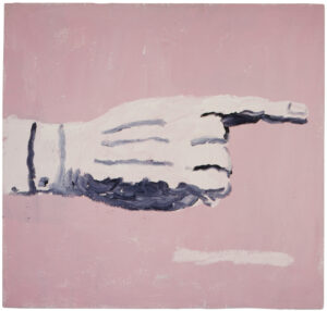 Philip Guston, Sans titre, 1968. Huile sur toile, 76,2 x 81,3 cm. Orange County Museum of Art.