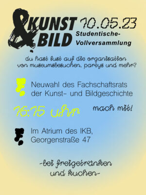 Studentische Vollversammlung: Kunst& Bild