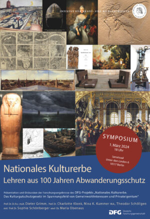 Symposium: Nationales Kulturerbe – Lehren aus 100 Jahren Abwanderungsschutz