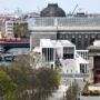 James-Simon-Galerie, David Chipperfield, vom Dach des Humboldt Forums, Foto Barbara Herrenkind