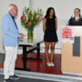 Gratulation der Absolventinnen, Kai Kappel, Ronja Abra und Claudia Blümle, Foto Barbara Herrenkind