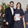 Preisverleihung Rudolf Arnheim-Preis 2025, Claudia Blümle, Simon Häuser, Franziska Solte und Charlotte Klonk, Foto Barbara Herrenkind