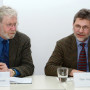 Pressekonferenz Galileo's O III, Prof. Dr. Nicholas Pickwoad und Dipl.-Ing. Manfred Mayer, Foto: Barbara Herrenkind