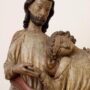 Johannes an der Brust Christi, um 1310, Ausschnitt, Bodemuseum, Foto Barbara Herrenkind