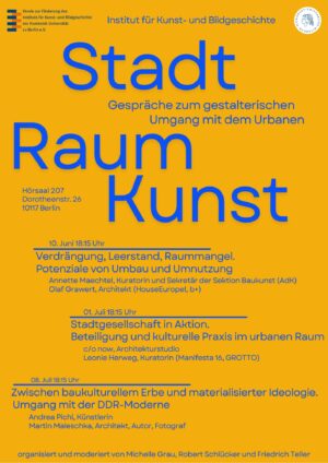 Gesprächsrunde: Stadt Raum Kunst